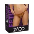 ZADO - kožni remen za strap-on proizvode - smeđa - L/XL