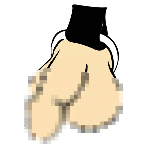 ZADO - muški kožni body harness - crna - S-L