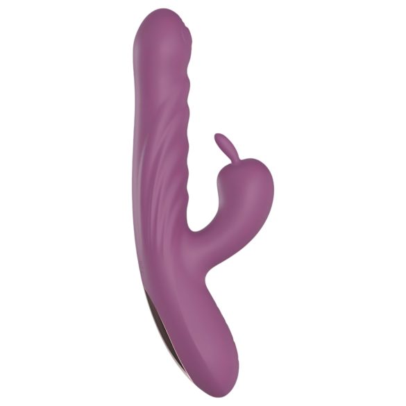 Funny Me Zečić Bunny - akumulatorski vibrator s klitoralnim stimulatorom (ljubičasta)