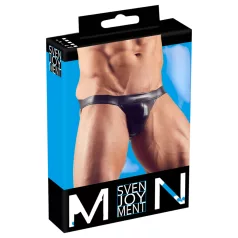 Svenjoyment - sjajni jockstrap - crna - XL