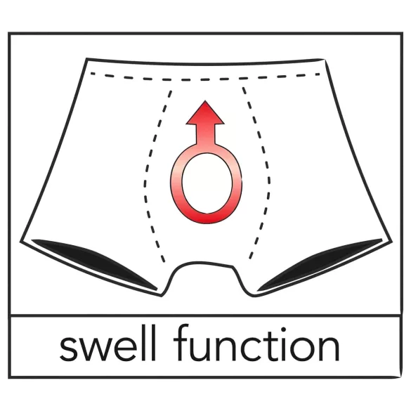 Otkačive crne tangice za muškarce - XL