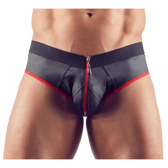 Svenjoyment - muške otvorene jock gaćice - crne - XL