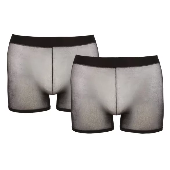 Svenjoyment - prozirni bokser set - crna - 2 dijela - S-L