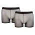 Svenjoyment - prozirni bokser set - crna - 2 dijela - S-L