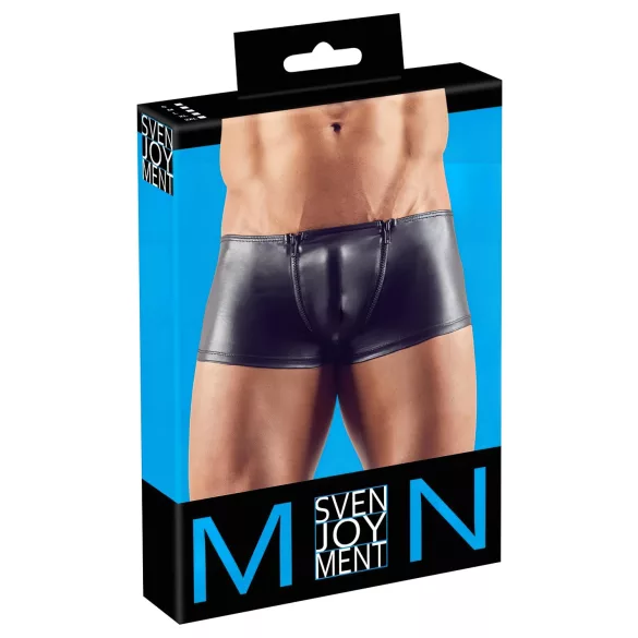 Svenjoyment - muške bokserice s patentnim zatvaračem - crne - M