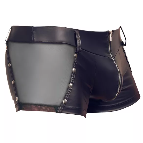 Svenjoyment - muške bokserice - sjajni izgled - crne