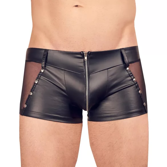 Svenjoyment - muške bokserice - sjajni izgled - crne - XL