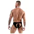 Svenjoyment - muški tanga kostim konobara - crno-bijeli set - L
