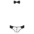 Svenjoyment - muški tanga kostim konobara - crno-bijeli set - L