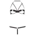 Cottelli - Set grudnjaka s metalnim prstenovima - crna - 80B/M