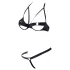 Cottelli - Set grudnjaka s metalnim prstenovima - crna - 80B/M