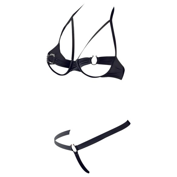 Cottelli - Set grudnjaka s metalnim prstenovima - crna - 85B/L