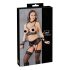 Cottelli Bondage - 5-dijelni čipkasti donji veš set - XL