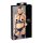 Cottelli Bondage - sjajni grudnjak set s lisicama (crna) - XL