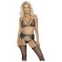 Poljubac - set donjeg rublja (crno) - L/XL