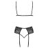 Poljubac - set donjeg rublja (crno) - L/XL