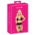 Kissable - set grudnjaka s remenom (crno) - L/XL