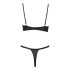 Cottelli Party - crni korzet grudnjak set - 85C/L