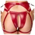 Cottelli Bondage sjajni grudnjak set i lisice (crveni)