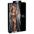 Cottelli Bondage - neprozirni mrežasti set s lancima - crna - L