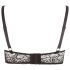 Cottelli Plus Size - naramenice, prstenasti grudnjak (crni) - 95F
