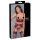 Cottelli Bondage - Crveni mat čipkasti set za podizanje grudi - XL