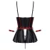 Cottelli Bondage - sjajni set i lisice za ruke (crne)