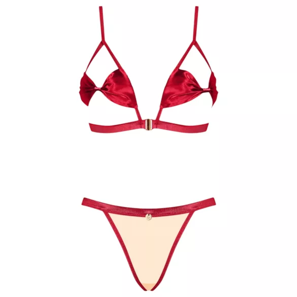Obsessive - seksi donje rublje set - crvena - L/XL