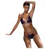 Obsessive Balitta - sjajni bikini s vezicama (ljubičasta) - M