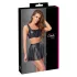Cottelli - mat gornji dio s vezicama i minica set (crna) - M