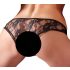 Cottelli - Otvorene gaćice bokserice (crne) - XL