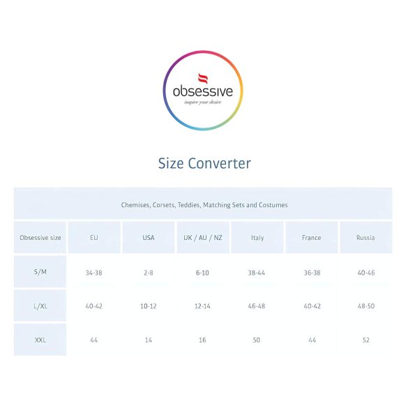 Obsessive - tanga s uzorkom tulipana - crna
