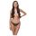 Cottelli - luksuzne otvorene tange s prstenom (crne) - M/L