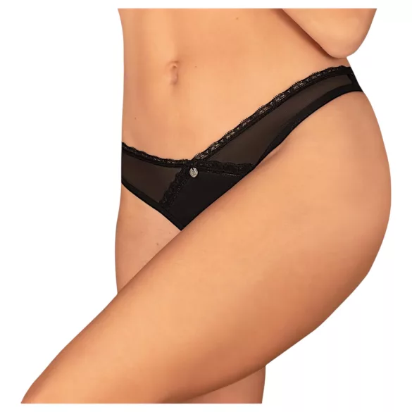 Obsessive - otvorene tange - crna - M/L