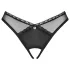 Obsessive - otvorene tange - crna - XL/XXL
