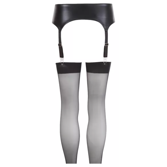 NO:XQSE - Sjajni komplet s halterima - XL