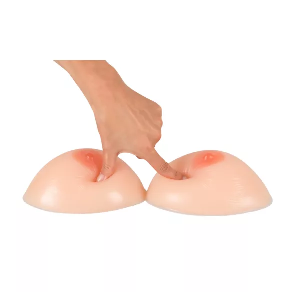 Cottelli - silikonski push-up umetci s bradavicama - 2x600g