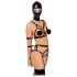 Bad Kitty - ogrlica i maska set (crna) - M