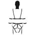 Bad Kitty - ogrlica i maska set (crna) - M