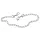 ZADO - dupli metalni karabiner i lanac - 50 cm