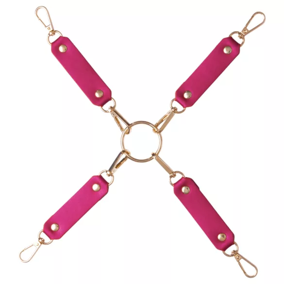 Bad Kitty - bondage set za vezanje - 7 dijelova - crvena