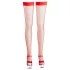 Cottelli - Samostojeće mrežaste čarape - crvene