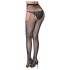 Cottelli Legwear - otvorene sjajne čarape - crne - S-L