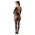 NO:XQSE - Bodystocking s cvjetnim uzorkom - crna - S-L