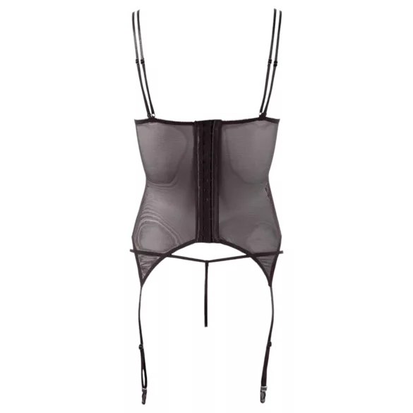 Cottelli - Gornji dio s podesivim podvezicama (crna)