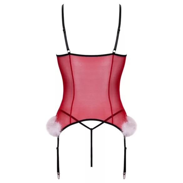 Cottelli - božićni sexy donje rublje set - crveno - L/XL