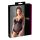 Cottelli - Baršunasti, podesivi crni body - 85C/L
