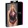 Cottelli Plus Size - cvjetni body (crno-ljubičasti) - 4XL