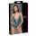 Cottelli - čipkasti otvoreni body s vezicama (zeleni) - XL
