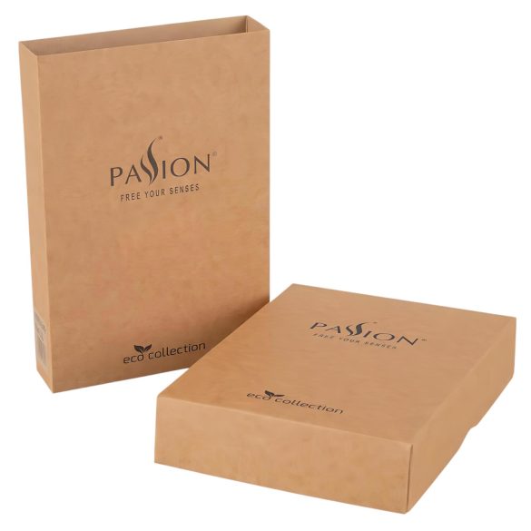 Passion Eco Zinnia - čipkasti bodi (crni) - L/XL